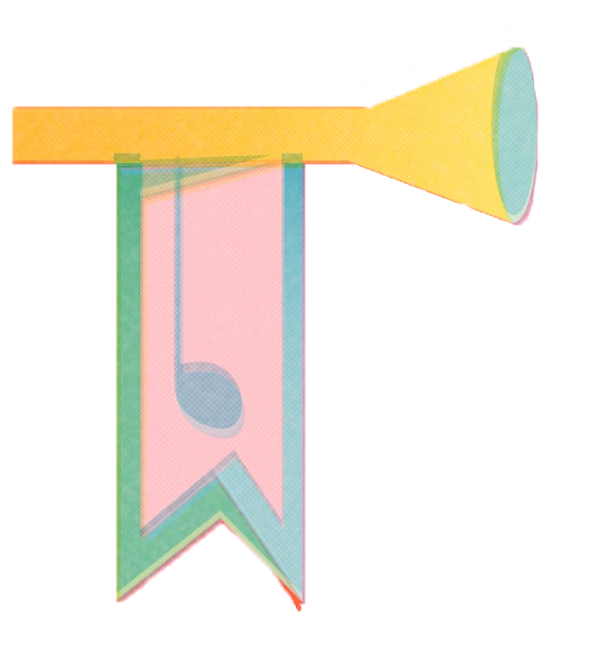 trumpet with notehead-banner